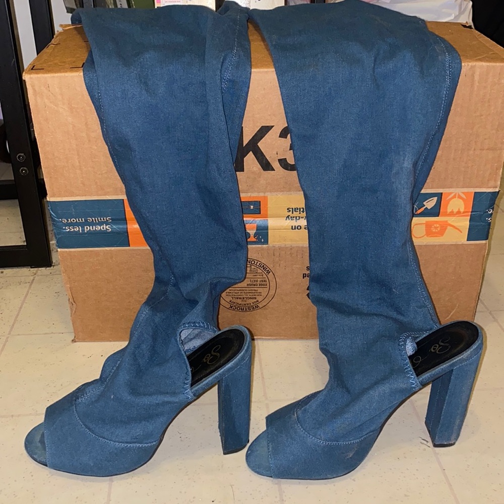 Denim  Heels